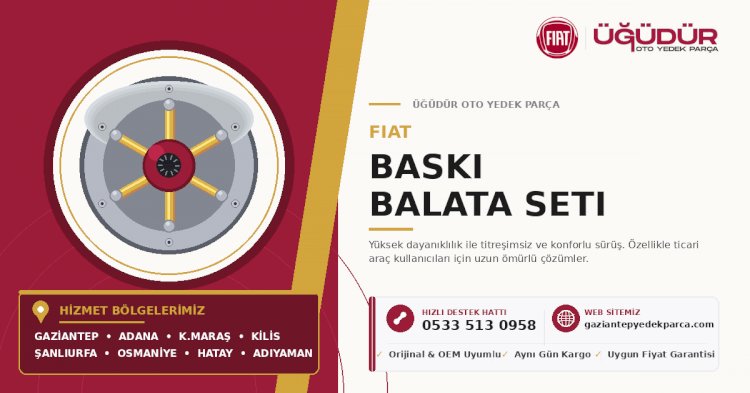 Fiat Baskı Balata Seti – Yüksek Dayanıklılık